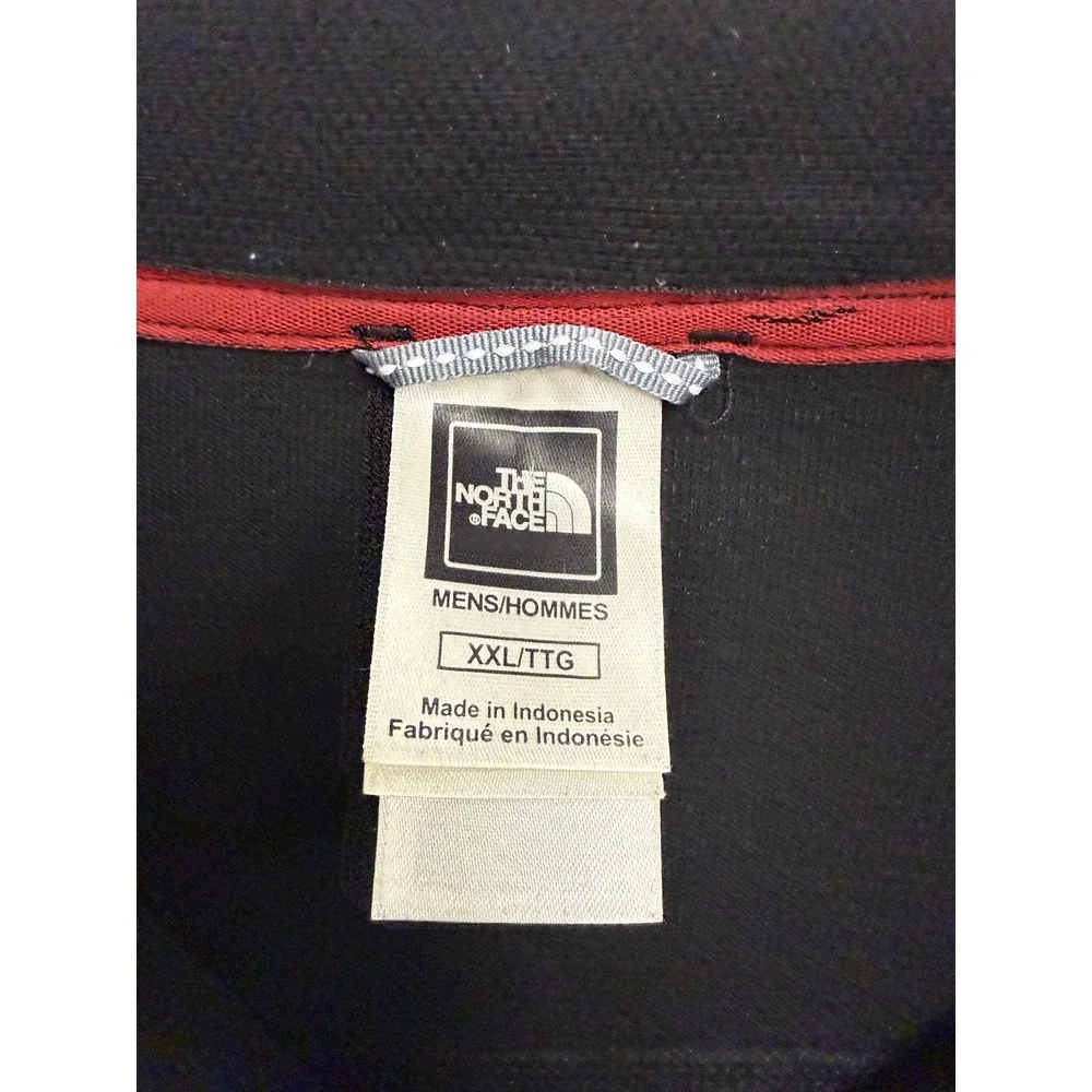 The‎ North Face Pullover Mens 2XL Black 1/4 Zip Chest Pocket Outdoor Hiking